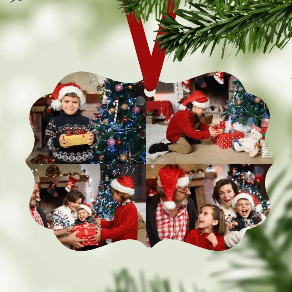 Collage Christmas Ornament